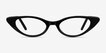 Hush Black AcetateEyeglass Frames from EyeBuyDirect, Front View