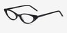 Hush Black AcetateEyeglass Frames from EyeBuyDirect, Angle View