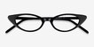 Hush Black AcetateEyeglass Frames from EyeBuyDirect, Closed View