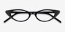 Hush Black AcetateEyeglass Frames from EyeBuyDirect, Closed View