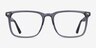 Tactician Gray AcetateEyeglass Frames from EyeBuyDirect, Front View
