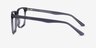 Tactician Gray AcetateEyeglass Frames from EyeBuyDirect, Side View