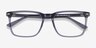 Tactician Gray AcetateEyeglass Frames from EyeBuyDirect, Closed View