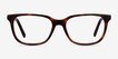 Peruse Brown Tortoise AcetateEyeglass Frames from EyeBuyDirect, Front View