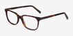 Peruse Brown Tortoise AcetateEyeglass Frames from EyeBuyDirect, Angle View
