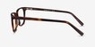 Peruse Brown Tortoise AcetateEyeglass Frames from EyeBuyDirect, Side View
