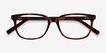 Peruse Brown Tortoise AcetateEyeglass Frames from EyeBuyDirect, Closed View