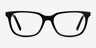 Peruse Black AcetateEyeglass Frames from EyeBuyDirect, Front View