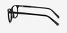 Peruse Black AcetateEyeglass Frames from EyeBuyDirect, Side View