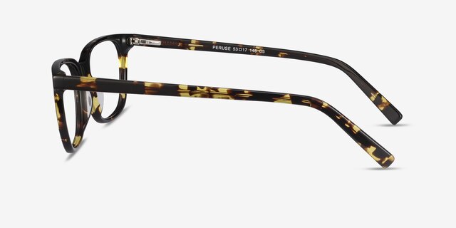 Peruse Tortoise AcetateEyeglass Frames from EyeBuyDirect, Side View