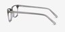Peruse Clear Gray AcetateEyeglass Frames from EyeBuyDirect, Side View