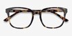 Tower Green Tortoise AcetateEyeglass Frames from EyeBuyDirect, Closed View