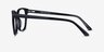 Tower Black AcetateEyeglass Frames from EyeBuyDirect, Side View