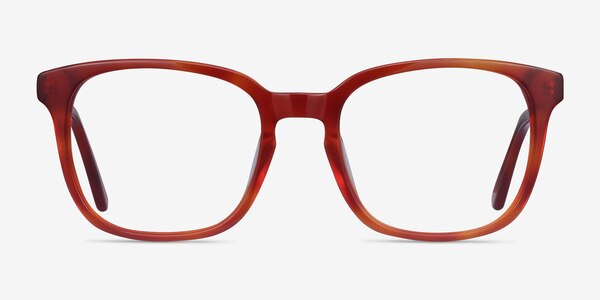 Tower Blood Orange Acétate Montures de lunettes de vue
