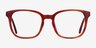 Tower Blood Orange AcetateEyeglass Frames from EyeBuyDirect, Front View