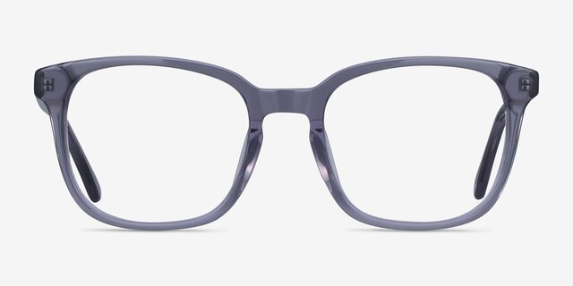 Tower Gris AcétateMontures de lunettes de vue d'EyeBuyDirect, Vue de Face
