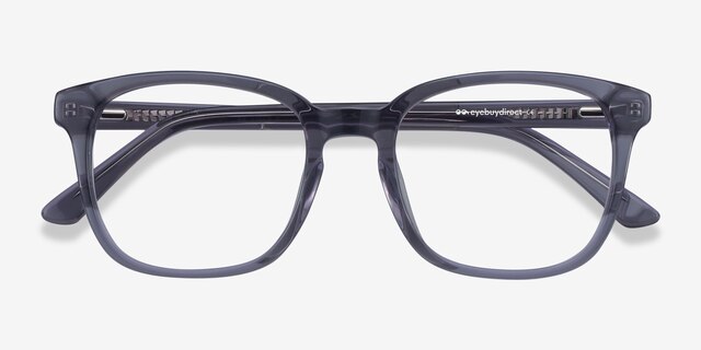 Tower Gris AcétateMontures de lunettes de vue d'EyeBuyDirect, Vue Rapprochée