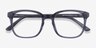 Tower Gris AcétateMontures de lunettes de vue d'EyeBuyDirect, Vue Rapprochée