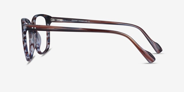 Joanne Striped AcetateEyeglass Frames from EyeBuyDirect, Side View
