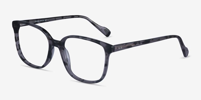 Joanne Gray Tortoise AcetateEyeglass Frames from EyeBuyDirect, Angle View