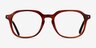 Atlantic Orange AcetateEyeglass Frames from EyeBuyDirect, Front View