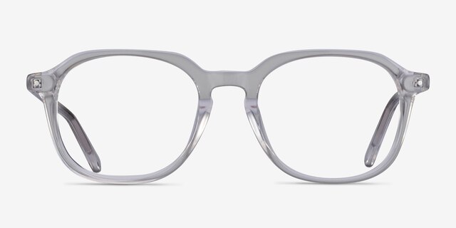 Atlantic Clear AcetateEyeglass Frames from EyeBuyDirect, Front View