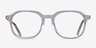 Atlantic Clear AcetateEyeglass Frames from EyeBuyDirect, Front View