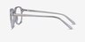 Atlantic Clear AcetateEyeglass Frames from EyeBuyDirect, Side View