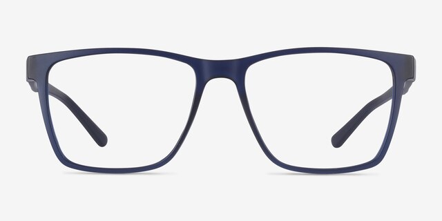 Spencer Blue PlasticEyeglass Frames from EyeBuyDirect, Front View