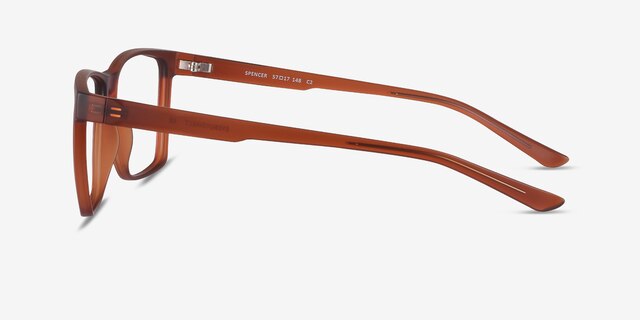 Spencer Brown PlasticEyeglass Frames from EyeBuyDirect, Side View