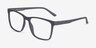 Spencer Noir PlastiqueMontures de lunettes de vue d'EyeBuyDirect, Vue d'Angle