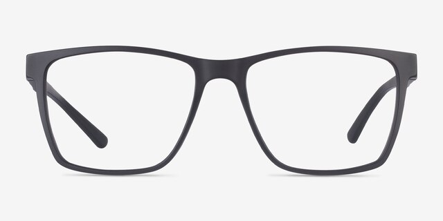 Spencer Gray PlasticEyeglass Frames from EyeBuyDirect, Front View
