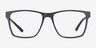 Spencer Gray PlasticEyeglass Frames from EyeBuyDirect, Front View