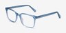 Charlie Blue AcetateEyeglass Frames from EyeBuyDirect, Angle View