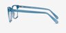 Charlie Blue AcetateEyeglass Frames from EyeBuyDirect, Side View