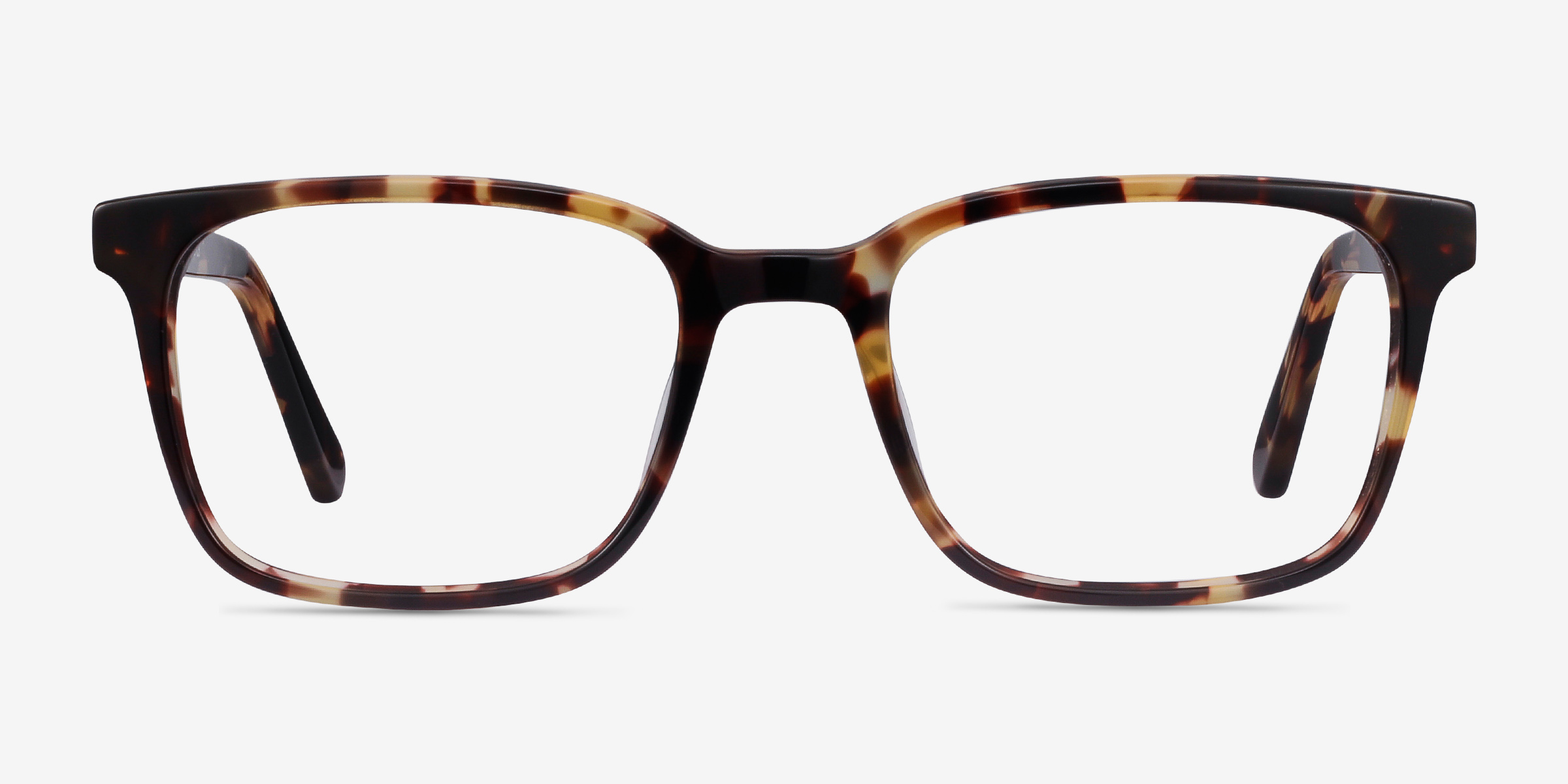 Charlie Rectangle Tortoise Full Rim Eyeglasses | Eyebuydirect
