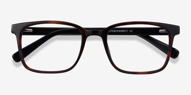 Charlie Brown Tortoise AcetateEyeglass Frames from EyeBuyDirect, Closed View