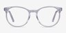 Dulce Clear AcetateEyeglass Frames from EyeBuyDirect, Front View