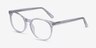Dulce Clear AcetateEyeglass Frames from EyeBuyDirect, Angle View