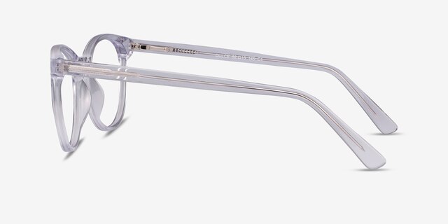 Dulce Clear AcetateEyeglass Frames from EyeBuyDirect, Side View