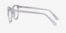 Dulce Clear AcetateEyeglass Frames from EyeBuyDirect, Side View