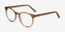 Dulce Yellow AcetateEyeglass Frames from EyeBuyDirect, Angle View