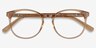 Dulce Yellow AcetateEyeglass Frames from EyeBuyDirect, Closed View