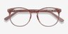 Dulce Rose AcétateMontures de lunettes de vue d'EyeBuyDirect, Vue Rapprochée