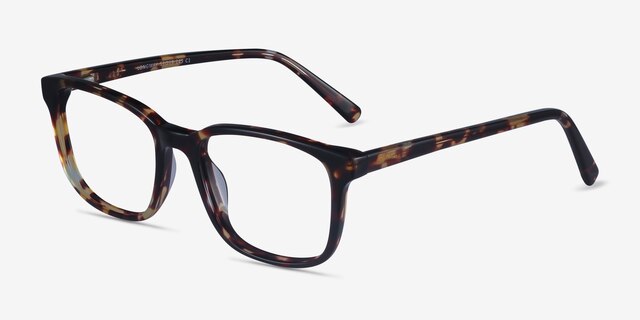 Longway Tortoise AcetateEyeglass Frames from EyeBuyDirect, Angle View