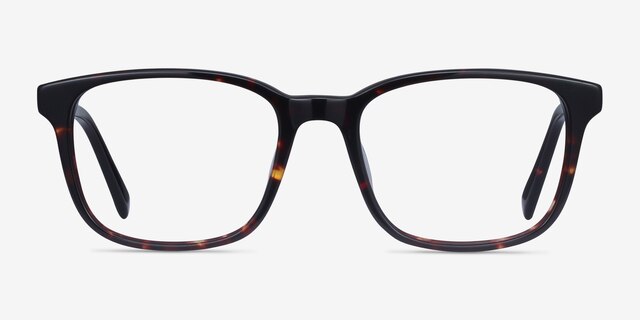 Longway Dark Tortoise AcetateEyeglass Frames from EyeBuyDirect, Front View