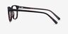 Longway Dark Tortoise AcetateEyeglass Frames from EyeBuyDirect, Side View