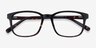 Longway Dark Tortoise AcetateEyeglass Frames from EyeBuyDirect, Closed View
