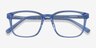 Longway Blue AcetateEyeglass Frames from EyeBuyDirect, Closed View