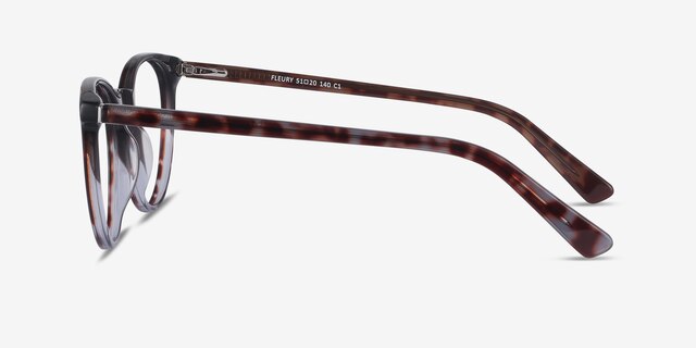 Fleury Écailles AcétateMontures de lunettes de vue d'EyeBuyDirect, Vue de Côté